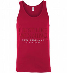 I JUST LIKE WINNING New England Patriots Tank - zezetee
