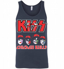 Kiss Chicago Bulls Logo Tank - zezetee