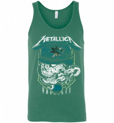 Metallica Skull Snake San Jose Sharks Tank - zezetee