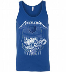Metallica Skull Snake Memphis Grizzlies Tank - zezetee