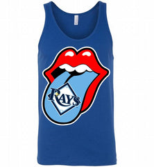Tampa Bay Rays  x The Rolling Stones Logo Tank - zezetee
