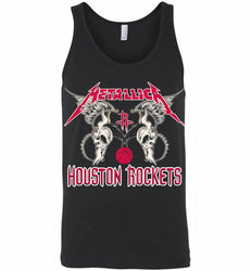 Metallica Houston Rockets Logo Tank