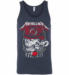 Metallica Skull Snake New Jersey Devils Tank - zezetee