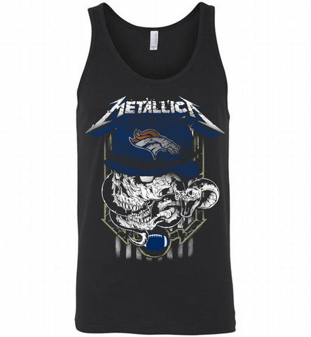 Metallica Skull Snake Denver Broncos Tank - zezetee