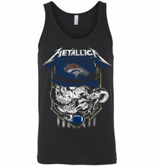 Metallica Skull Snake Denver Broncos Tank - zezetee