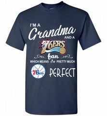 I'M A Grandma And A Philadelphia 76ers Fans Perfect Shirt - zezetee
