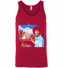 BOB ROSS PAINTING THE GOLDEN GIRL Tank - zezetee