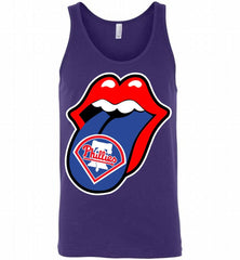 Philadelphia Phillies  x The Rolling Stones Logo Tank - zezetee