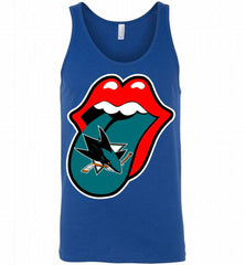 San Jose Sharks  x The Rolling Stones Logo Tank - zezetee