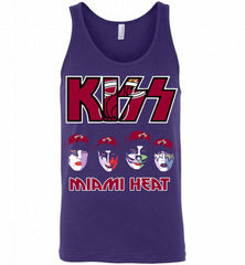 Kiss Miami Heat Logo Tank - zezetee