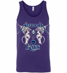 Metallica Tampa Bay Rays Logo Tank - zezetee