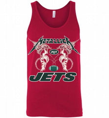 Metallica New York Jets Logo Tank - zezetee
