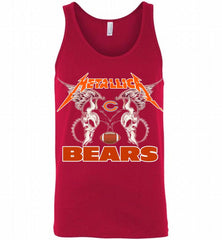 Metallica Chicago Bears Logo Tank - zezetee