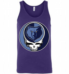 Memphis Grizzlies Grateful Dead Logo Band Tank - zezetee