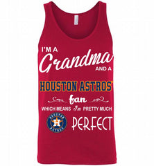 I'M A Grandma And A Houston Astros Fans Gift Tank - zezetee