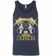 Metallica Boston Bruins Logo Tank - zezetee
