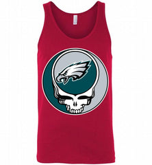 Philadelphia Eagles Grateful Dead Logo Band Tank - zezetee