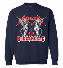 Metallica Tampa Bay Buccaneers Logo Crewneck Sweatshirt - zezetee