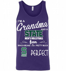 I'M A Grandma And A Michigan State Spartans Fan Tank - zezetee