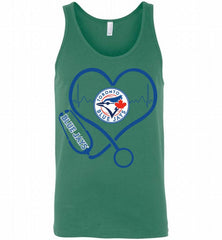 Nurse Heartbeat Toronto Blue Jays Tank - zezetee