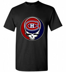 NHL TEAM MONTREAL CANADIENS X GRATEFUL DEAD LOGO BAND Shirt - zezetee