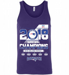 2018 SUPER BOWL CHAMPIONS NEW ENGLAND PATRIOTS Tank - zezetee