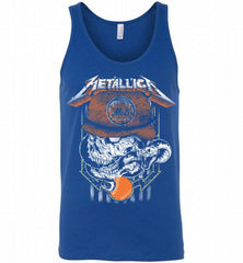 Metallica Skull New York Mets Logo Tank - zezetee