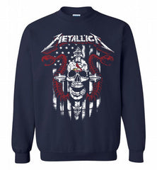 Metallica St Louis Cardinals Logo Crewneck Sweatshirt - zezetee