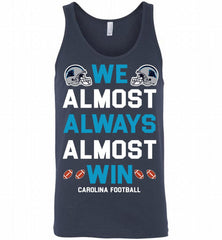 Carolina Panthers We Almost Always Almost Win Tank - zezetee