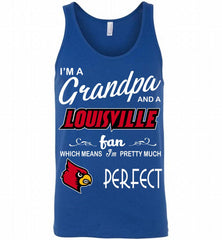 I'M A Grandpa And A Louisville Cardinals Fan Tank - zezetee