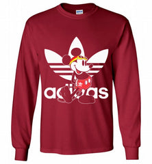 ADIDAS SWIMMING MICKEY MOUSE DISNEY SPORTS Gildan Long Shirt - zezetee