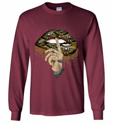 New Orleans Pelicans Lip Shut The Fuck Up Gildan Long Shirt - zezetee