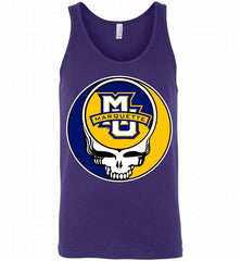 Marquette Golden Eagles Grateful Dead Logo Band Tank - zezetee