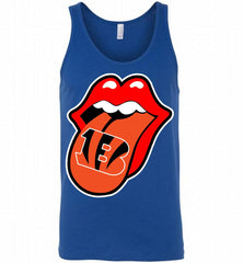 Cincinnati Bengals  x The Rolling Stones Logo Tank - zezetee