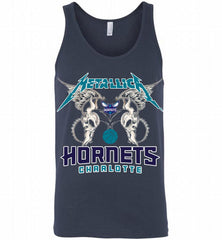 Metallica Charlotte Bobcats Logo Tank - zezetee