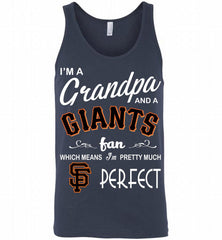 I'M A Grandpa And A San Francisco Giants Fans Gift Tank - zezetee