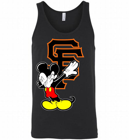 Disney Mickey Mouse Dabbing San Francisco Giants Tank - zezetee