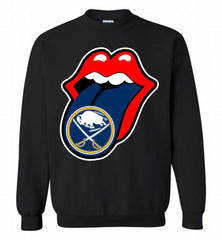 Buffalo Sabres  x The Rolling Stones Logo Crewneck Sweatshirt - zezetee
