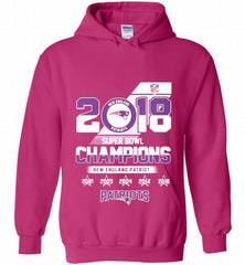 2018 SUPER BOWL CHAMPIONS NEW ENGLAND PATRIOTS Hoodie - zezetee