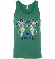 Metallica Seattle Mariners Logo Tank - zezetee