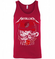 Metallica Skull Snake Portland Trail Blazers Tank - zezetee
