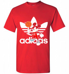 ADIDAS BASKETBALL MICKEY MOUSE DISNEY SPORTS Shirt - zezetee