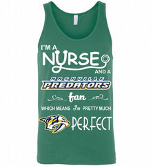 I'M A Nurse And A Nashville Predators Fans Gift Tank - zezetee