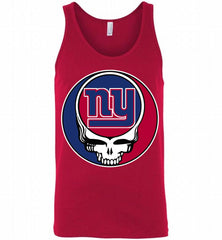 New York Giants Grateful Dead Logo Band Tank - zezetee
