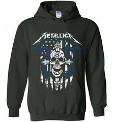 Metallica Toronto Blue Jays Logo Hoodie - zezetee