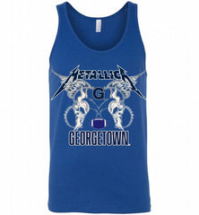 Metallica Georgetown Hoyas Logo Tank - zezetee
