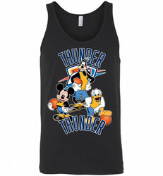 Mickey Goofy Donald Loves Oklahoma City Thunder Basketball Fans Tank
