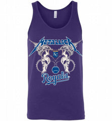 Metallica Kansas City Royals Logo Tank - zezetee