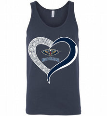 New Orleans Pelicans In Diamond Heart Tank - zezetee