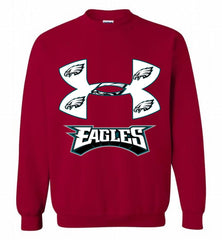 Under Armour Philadelphia Eagles Crewneck Sweatshirt - zezetee